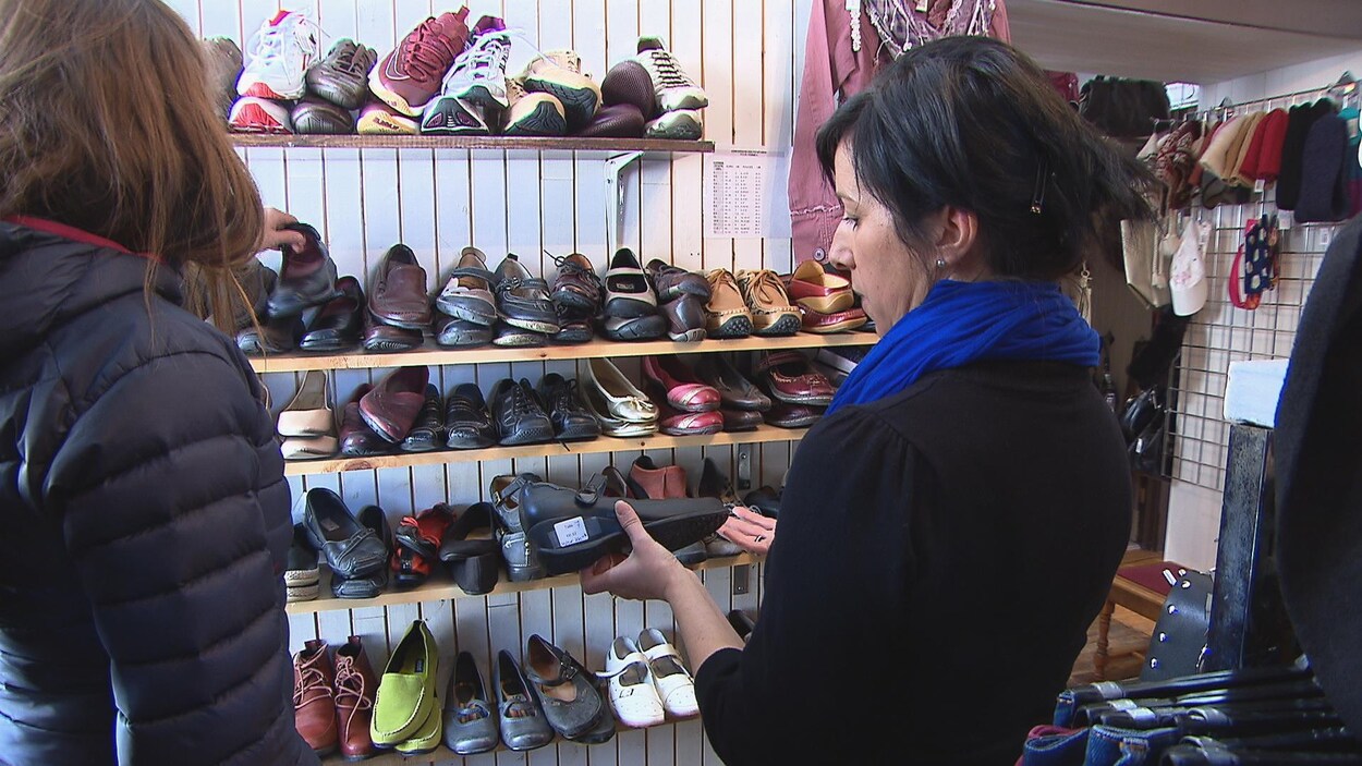 L'intérieur de la boutique Vêtu.
