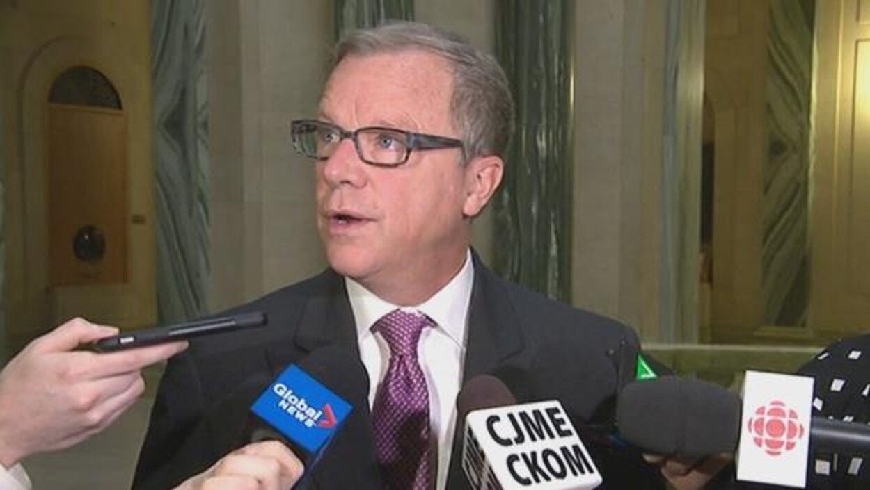 Le premier ministre de la Saskatchewan, Brad Wall