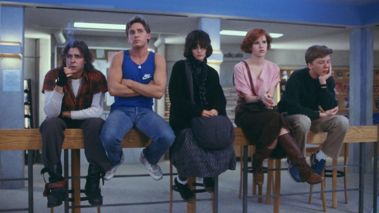 Les cinq protagonistes du film « Breakfast Club » Les cinq protagonistes du film « Breakfast Club »
