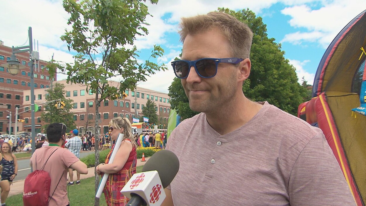 Brian Gallant en entrevue avec Radio-Canada.