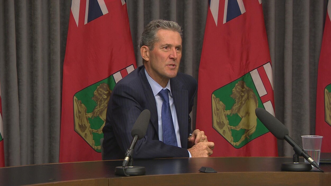 Le premier ministre du Manitoba, Brian Pallister