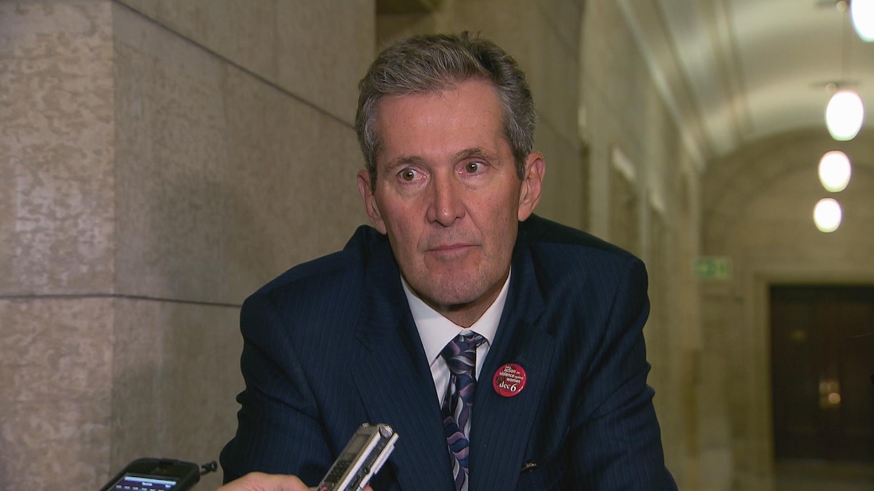 Le premier ministre du Manitoba Brian Pallister