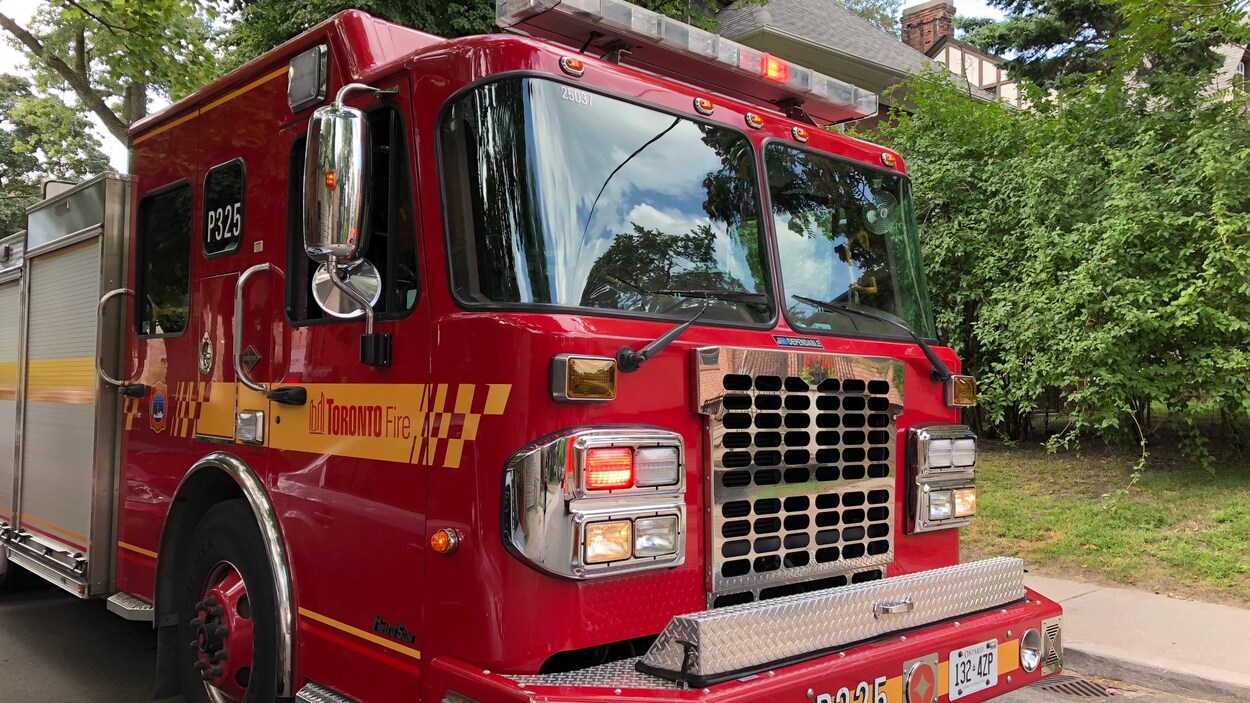 Un camion de pompiers de Toronto