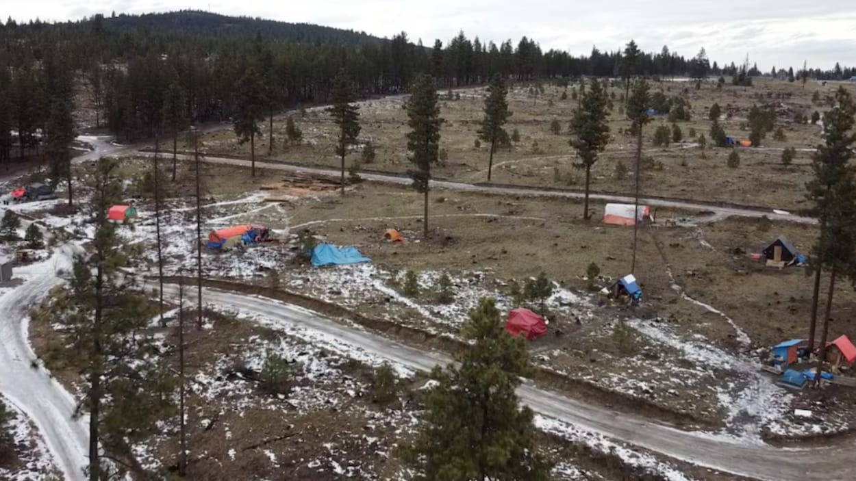 Cranbrook utilise des drones pour surveiller des campements de sans-abri