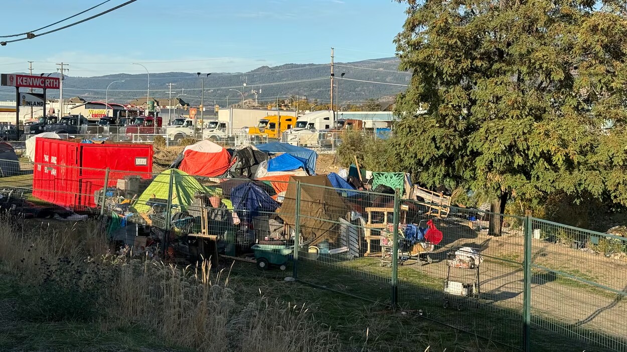 La C.-B. saisit la justice pour fermer un campement à Penticton