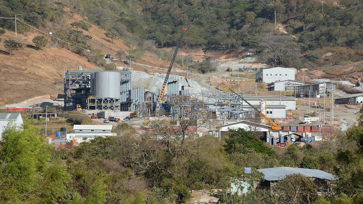 Une vue générale de la mine de San Rafael, une filiale de la société canadienne Tahoe Resources, dans la municipalité de San Rafael Las Flores, à 105 km au sud-est de Guatemala City, le 12 janvier 2013.