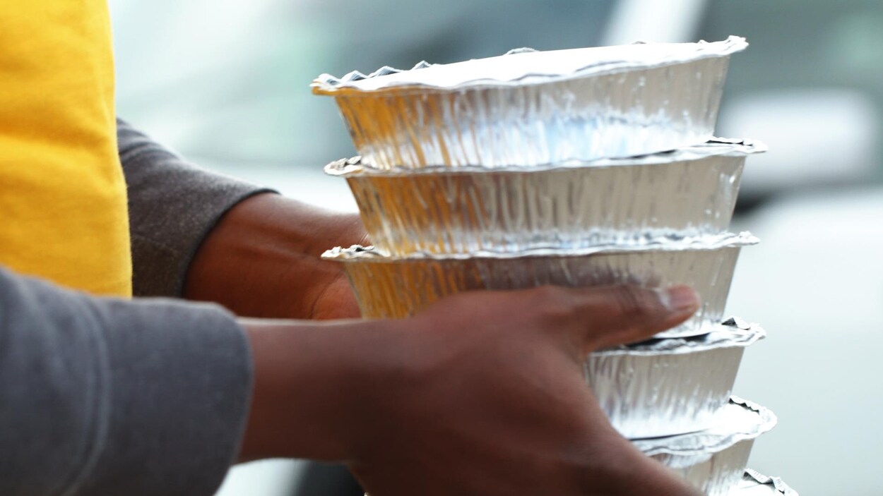 Des plats à emporter.