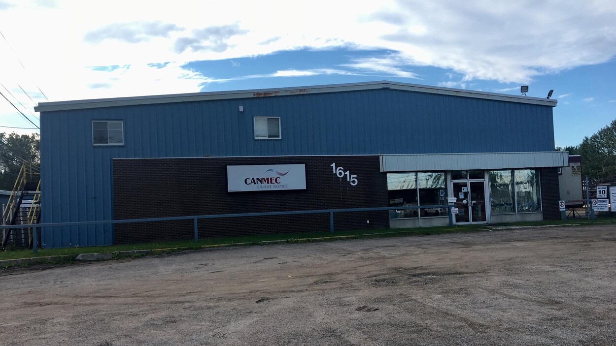 L'usine de Canmec, située sur le boulevard Saint-Paul à Chicoutimi