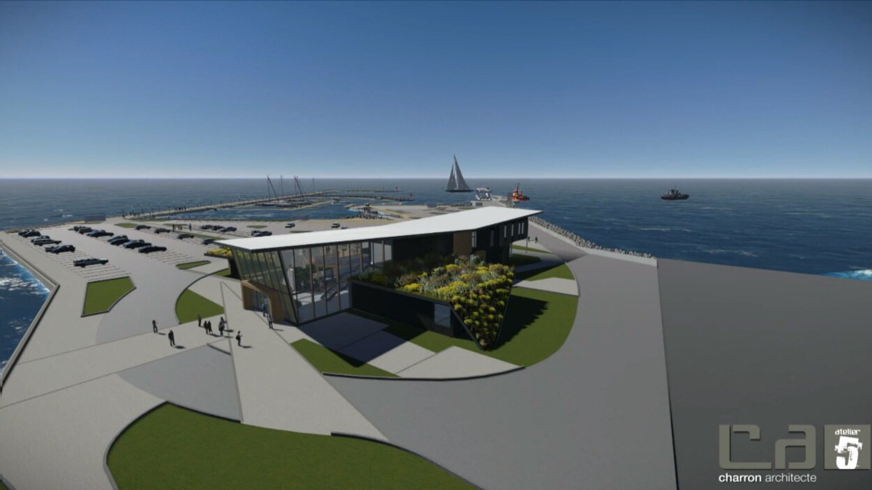 Le projet de Carrefour maritime de Rivière-du-Loup. Le projet de Carrefour maritime de Rivière-du-Loup.