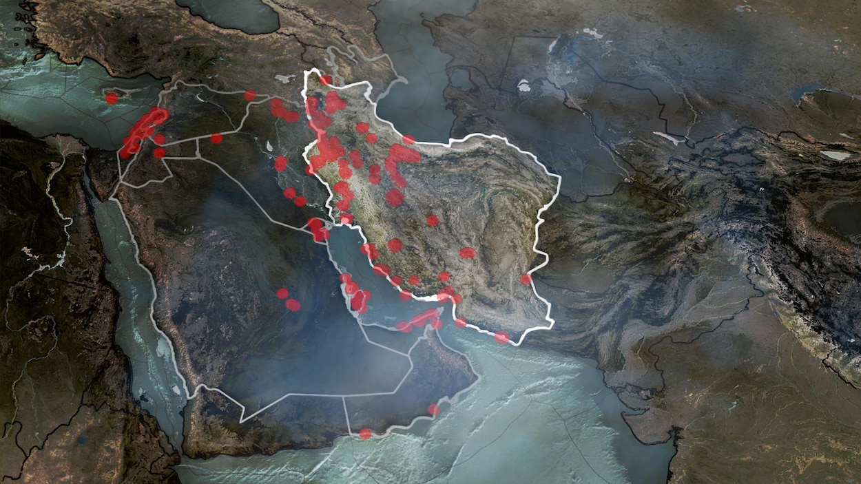 Une semaine de guerre au Moyen-Orient en cartes et en graphiques