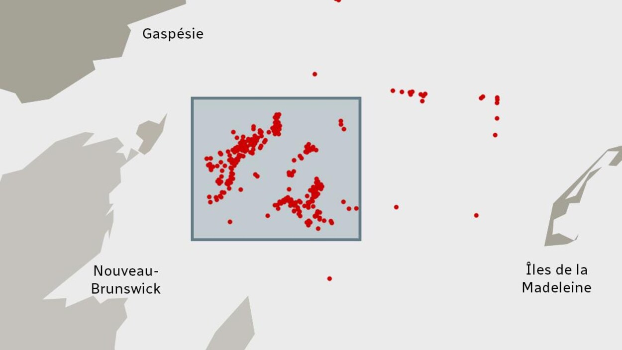 Carte représentant la zone protégée.