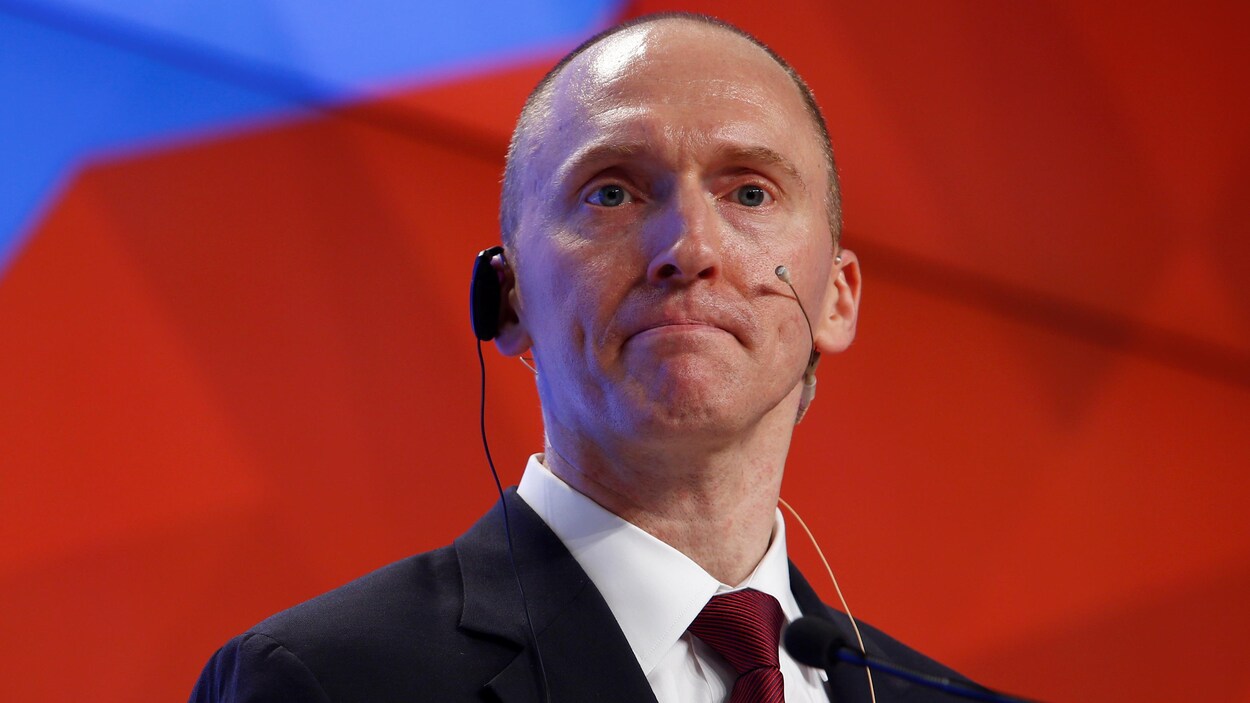 Carter Page lors d'une présentation à Moscou, en décembre 2016.
Carter Page lors d'une présentation à Moscou, en décembre 2016.