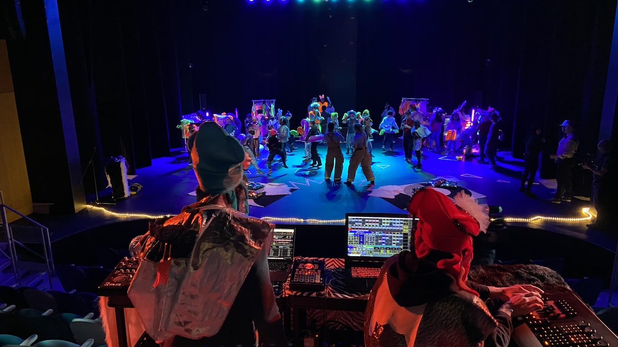 Visite de la nouvelle Caserne, la scène pour les jeunes publics