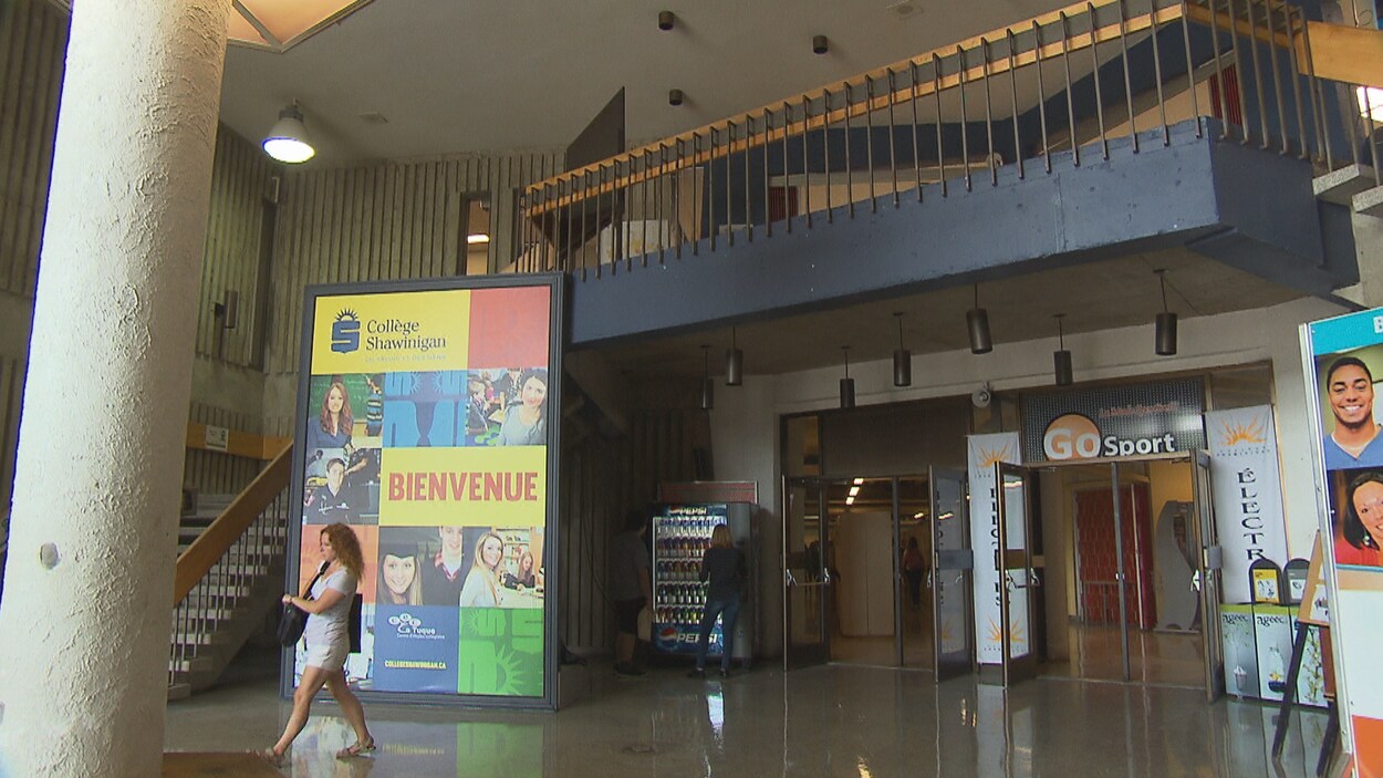 L'entrée du Cégep de Shawinigan.