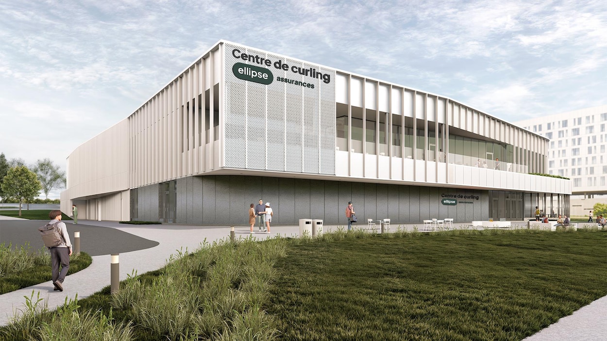 Le centre multifonctionnel de curling portera le nom d’Ellipse Assurances