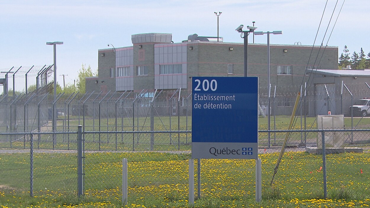 Le bâtiment du Centre de détention de Rimouski.