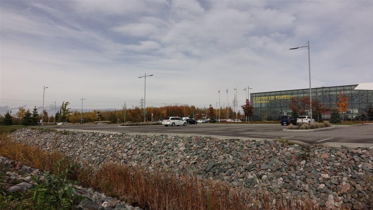 Le Centre de foires de Sherbrooke, sur le plateau Saint-Joseph