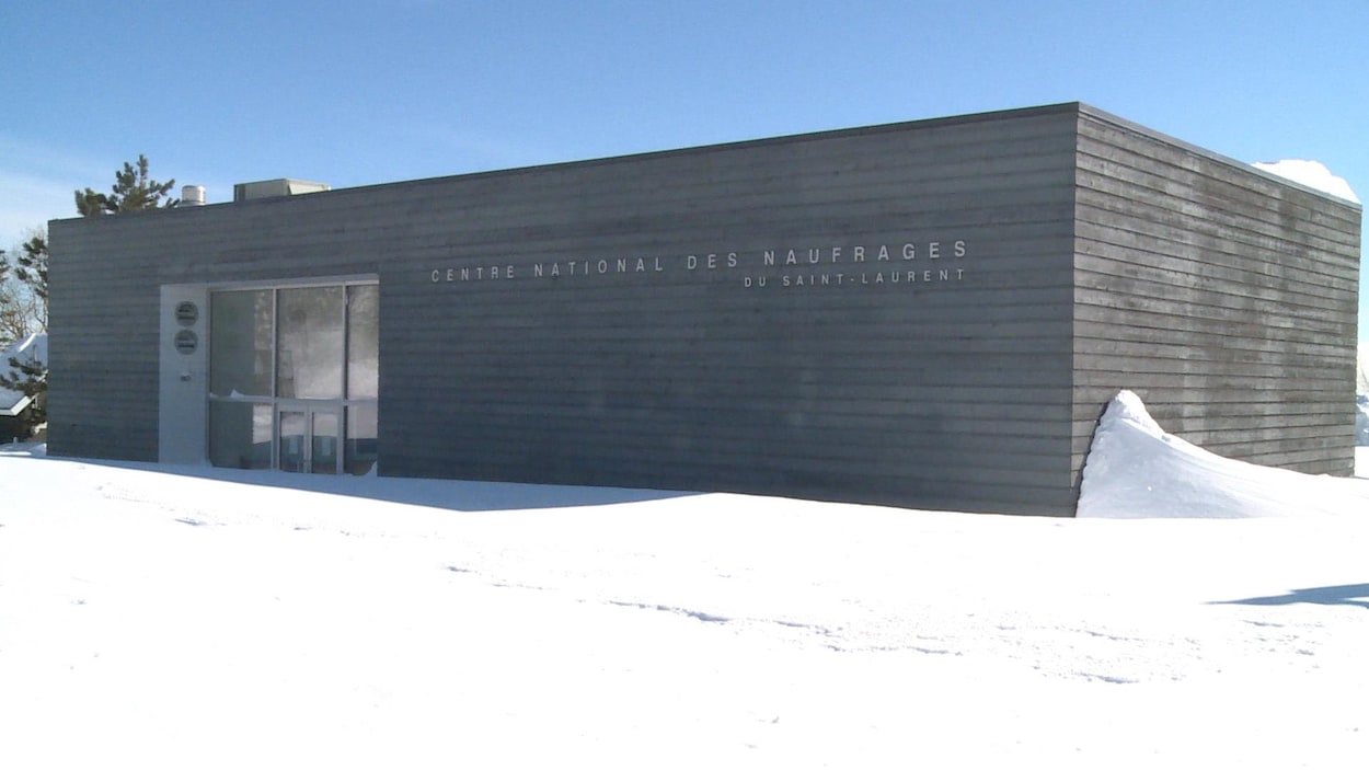 La façade du Centre National des Naufrages du Saint-Laurent
