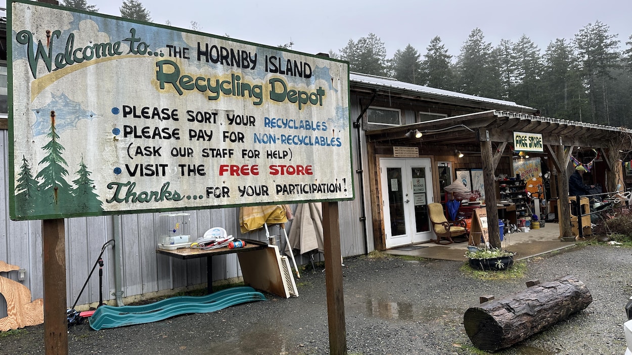 Recyclage et entraide citoyenne sur l'île Hornby