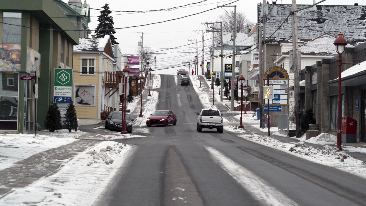 Le centre-ville de Mont-Joli