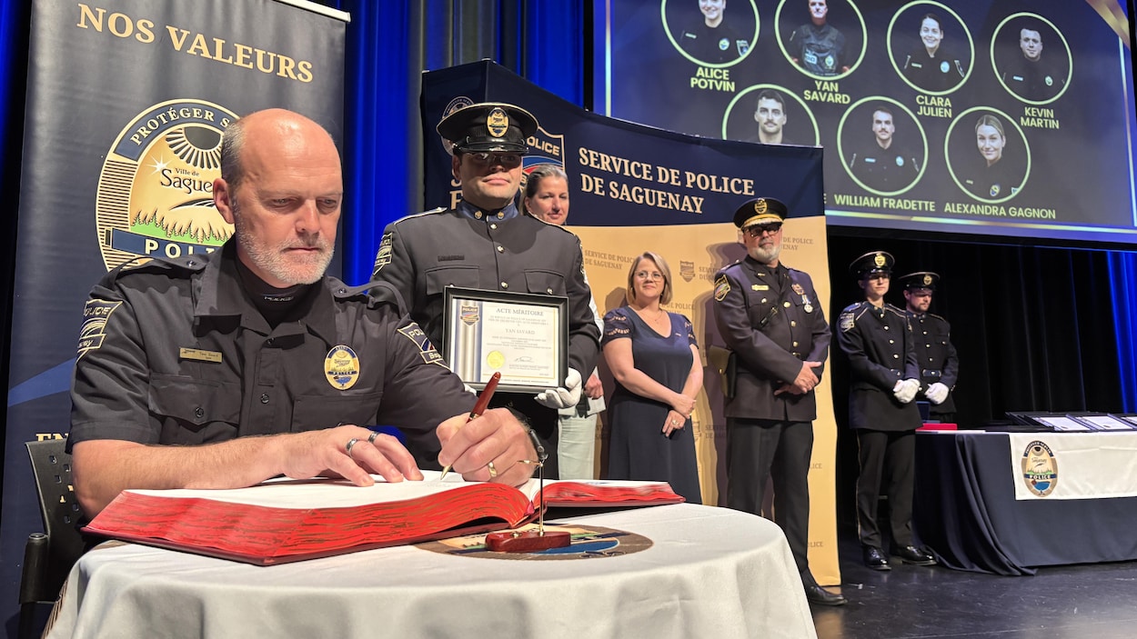 Les actes de bravoure des policiers de Saguenay reconnus