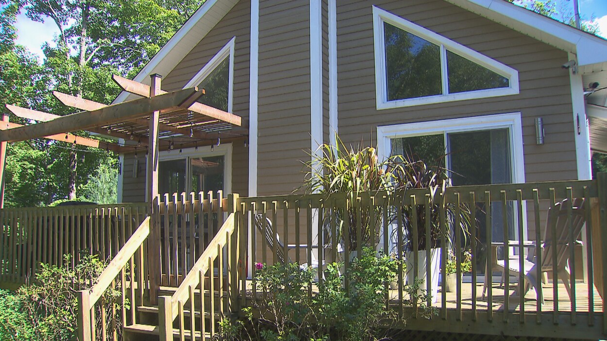 Un chalet récemment acheté à Orford.