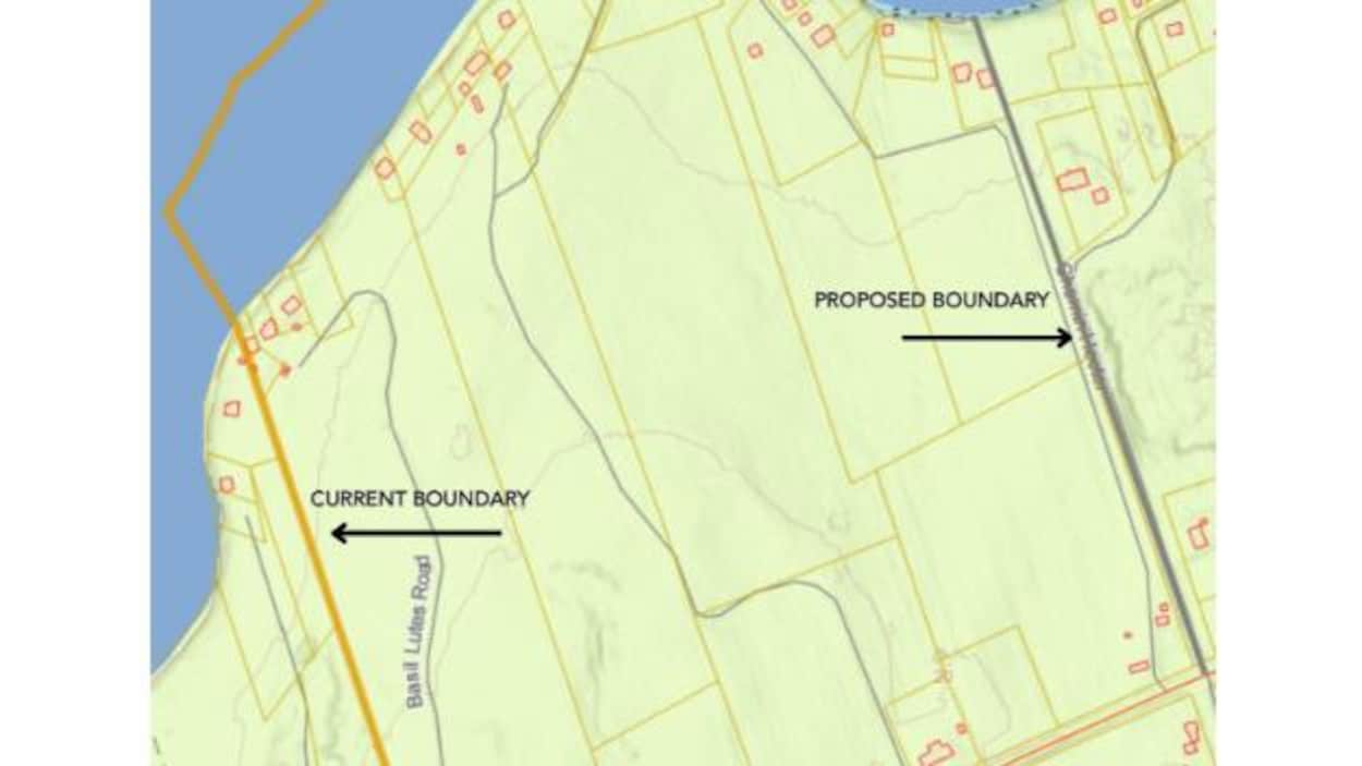 Chicane de clôture en vue entre Grand-Bouctouche et Champdoré