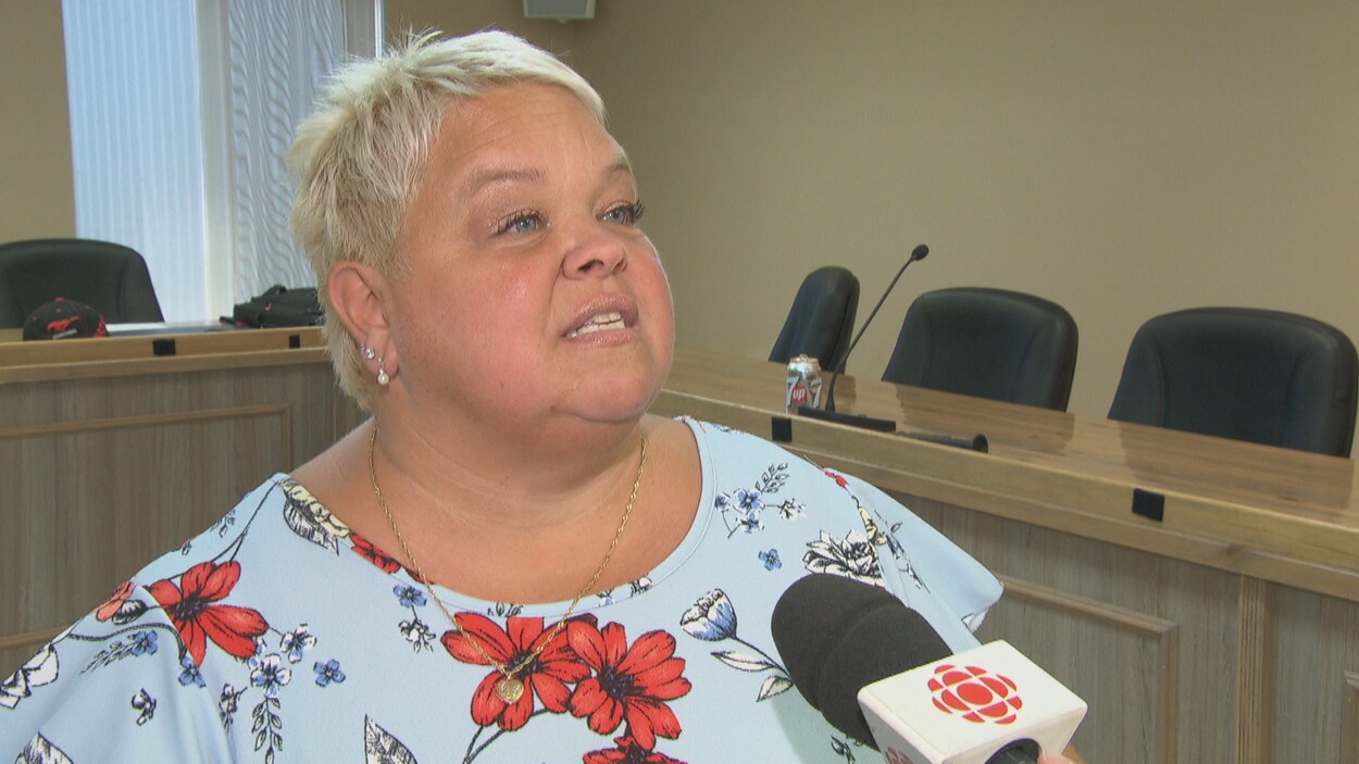 Chantal Lamarche en entrevue à Radio-Canada.
