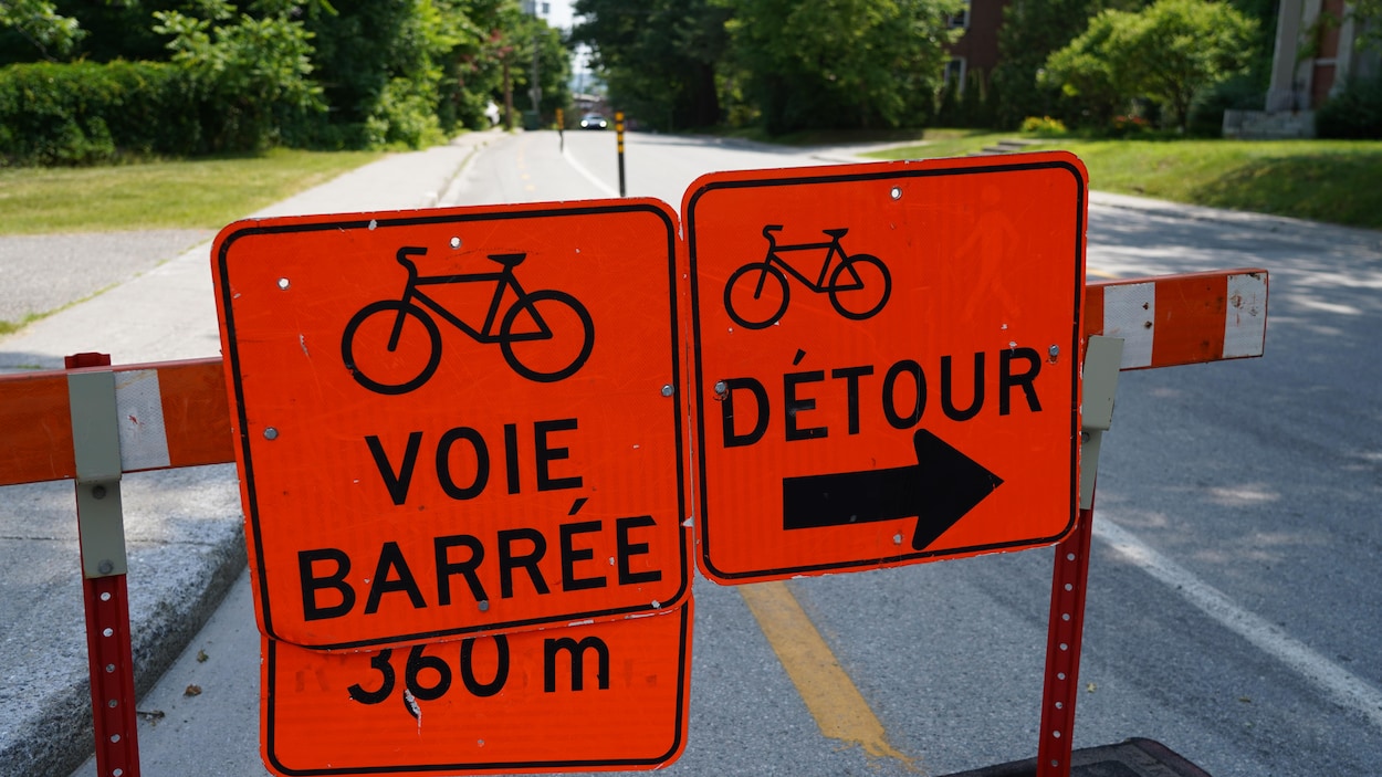 Les cônes se multiplient de nouveau à Sherbrooke