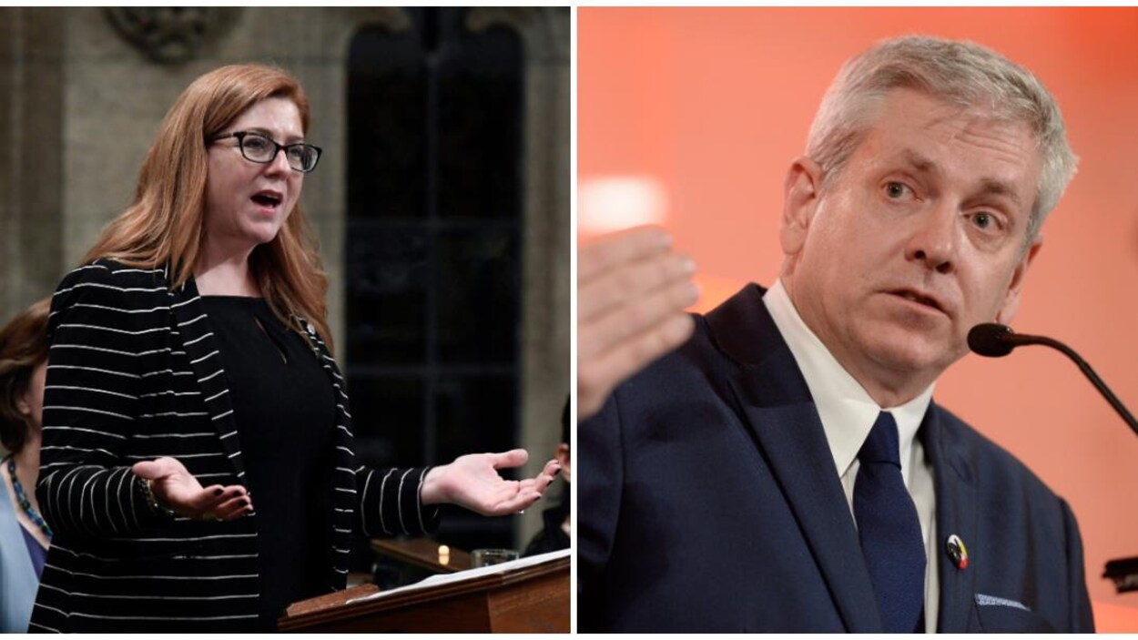 Charlie Angus et Tracey Ramsey.