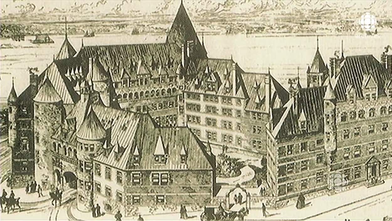 Le Château Frontenac (avant 1908) – Vues anciennes de Québec