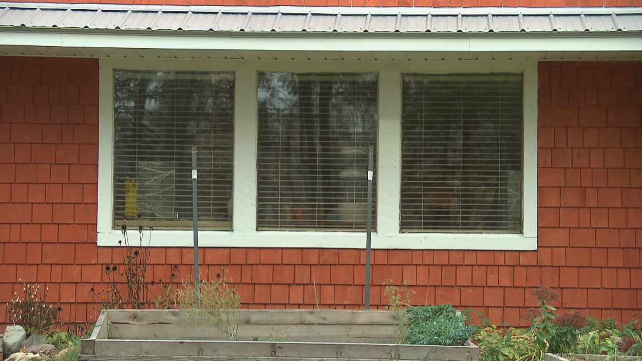 Les fenêtres d'une maison.