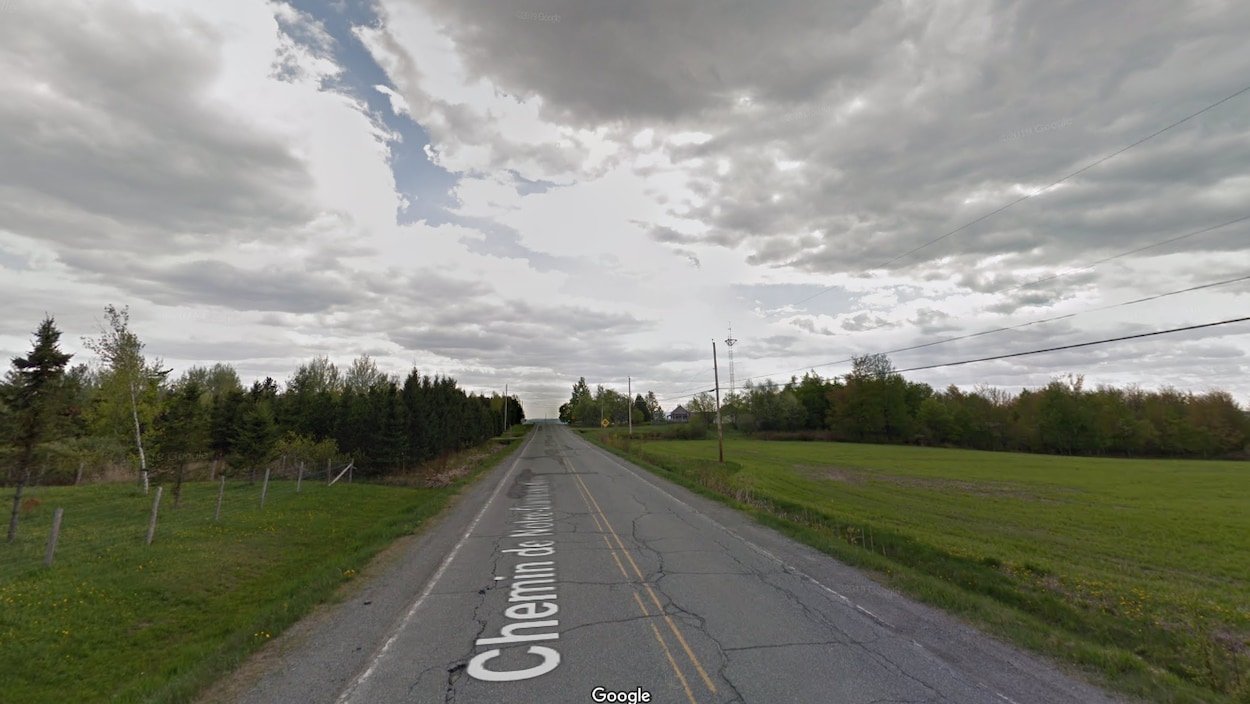 Une photo de la pire route de l'Estrie