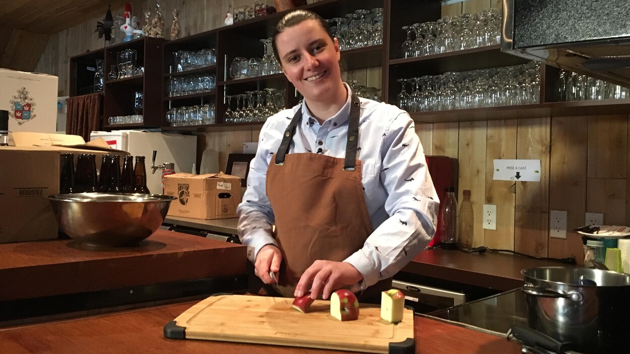 Chloé Ouellet de Sainte-Perpétue, participante à l'émission Les Chefs