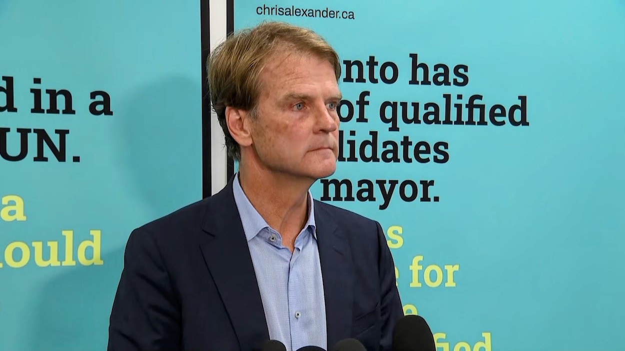 Chris Alexander se défend de diviser le vote à Toronto