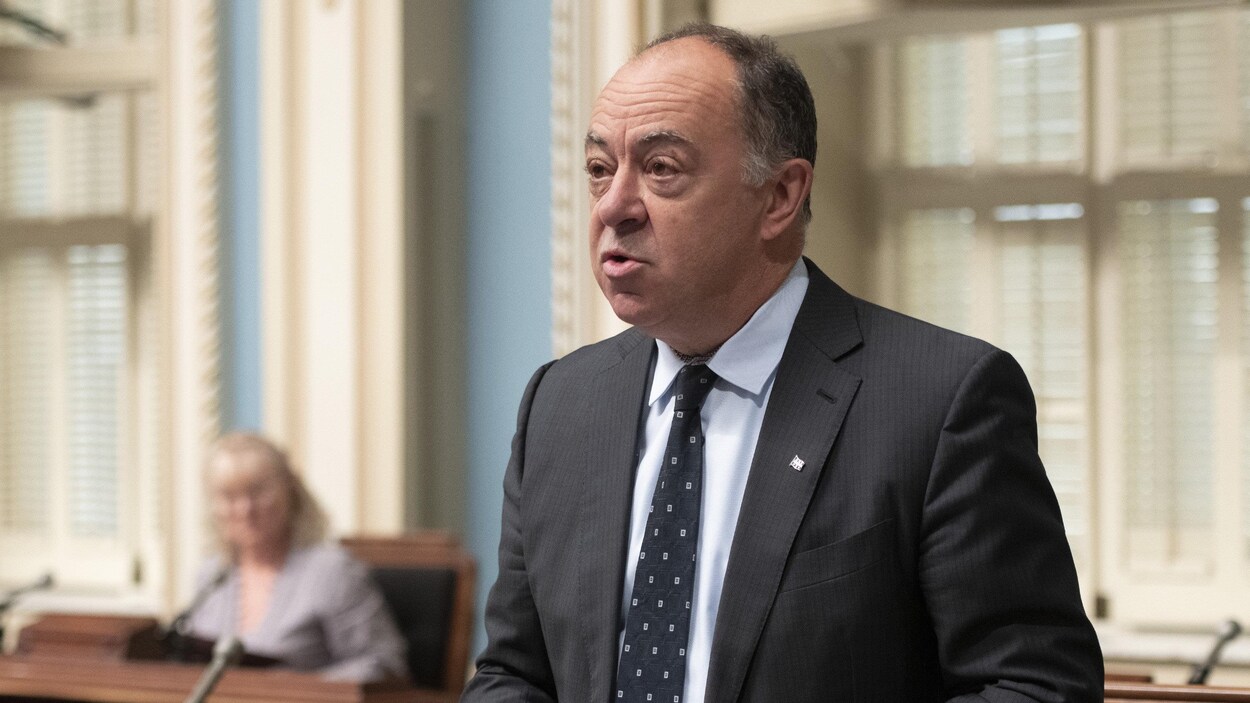 Christian Dubé à l'Assemblée nationale.