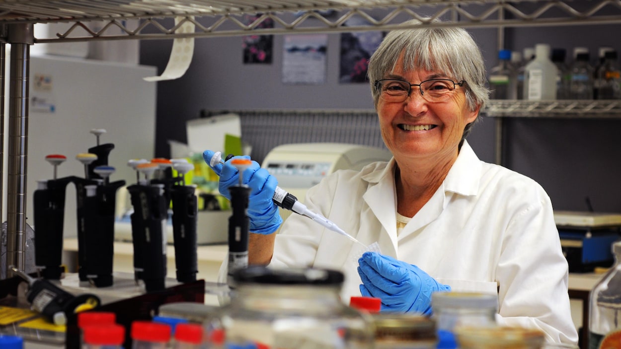 Elizabeth Herring est assistante de recherche et travaille avec l'équipe du Dr Jean-François Beaulieu. Ils élaborent un nouveau test pour détecter le cancer colorectal plus rapidement.