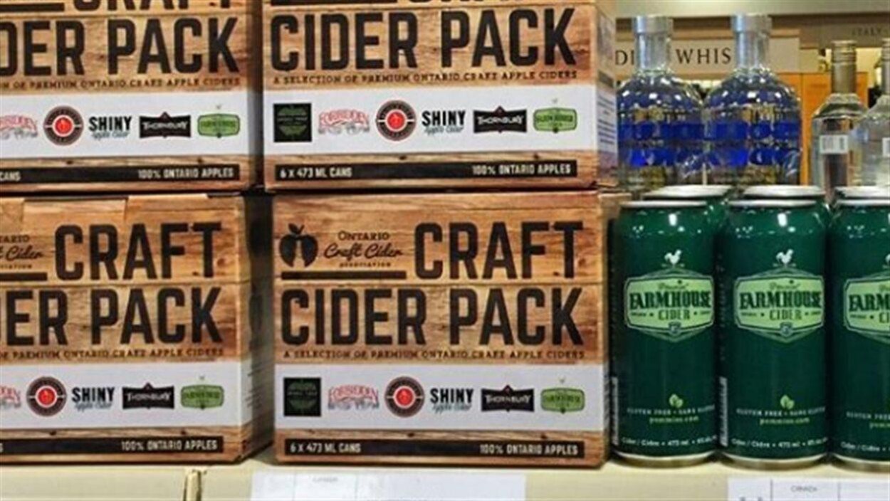 Du cidre en vente à la LCBO