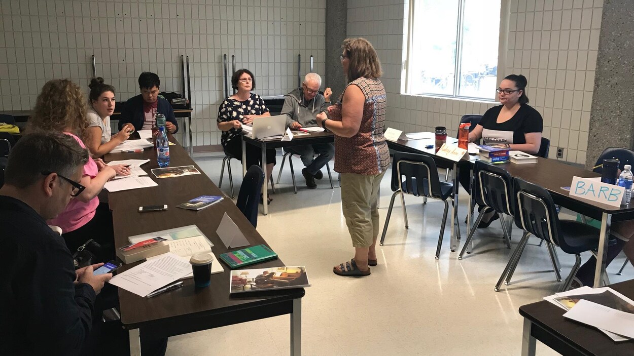 Classe de français pour adultes en immersion à l'Université de Regina Classe de français pour adultes en immersion à l'Université de Regina