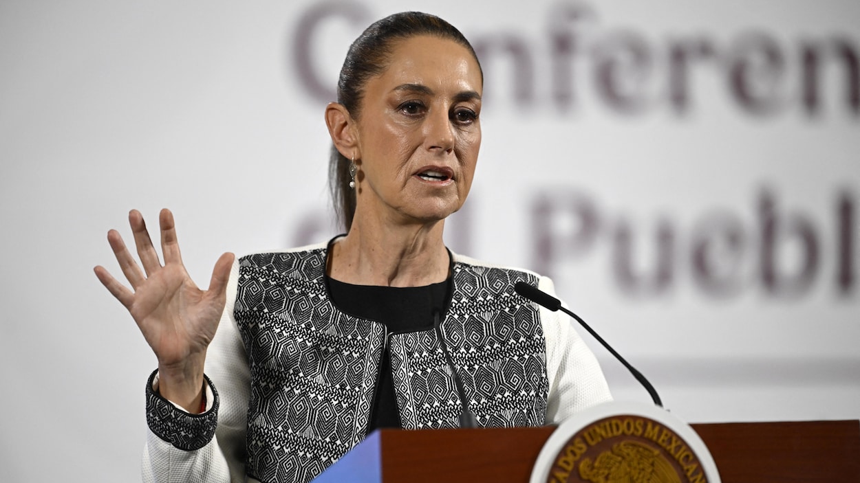 Sheinbaum plus temp&Atilde;&copy;r&Atilde;&copy;e que Trump au sujet du fentanyl