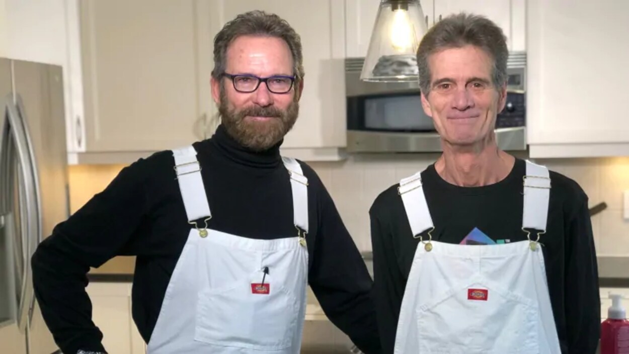 Cliff Randall (à gauche) et Mike Paterson (à droite).