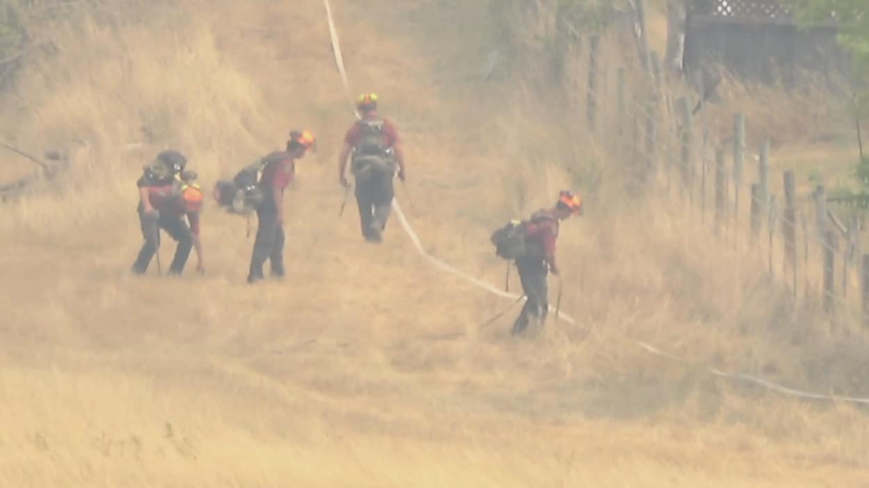 Évacuations prévues lundi en raison du feu de Pear Lake, au nord-ouest de Kamloops