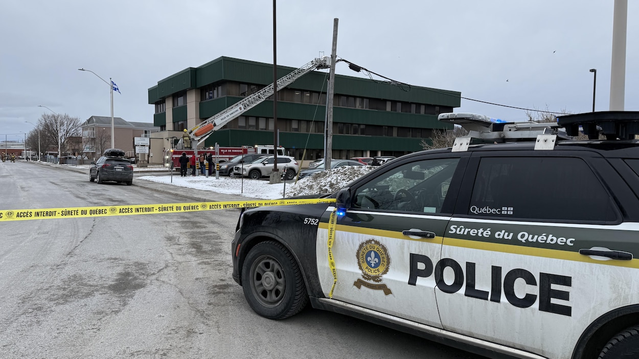 Évacuation d'un bâtiment du CLSC de Rimouski
