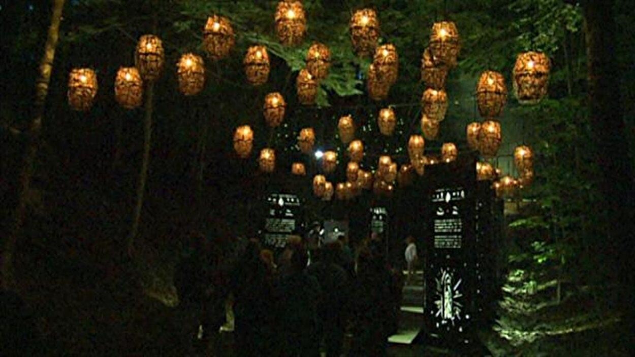 La présentation de Foresta Lumina à Coaticook. La présentation de Foresta Lumina à Coaticook.