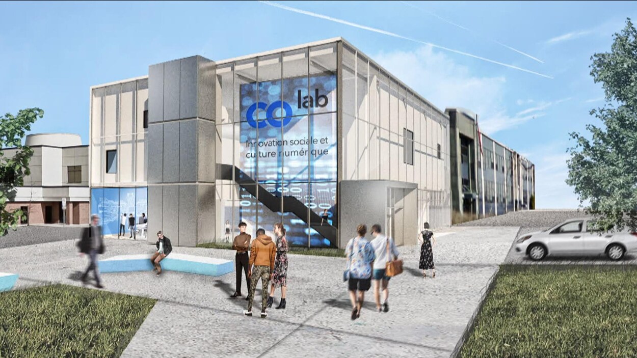 Illustration de ce que sera le COlab au Collège d'Alma.