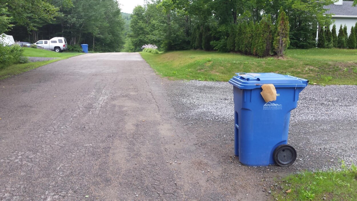 Un bac de recyclage