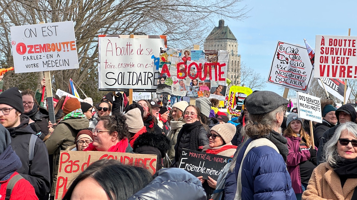 « Le communautaire à boutte » culmine à Québec après deux semaines de mobilisation