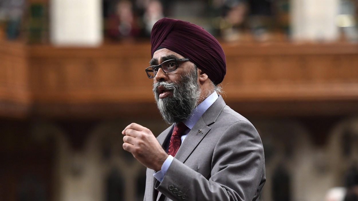 Le ministre de la Défense nationale, Harjit Sajjan, aux Communes Le ministre de la Défense nationale, Harjit Sajjan, aux Communes