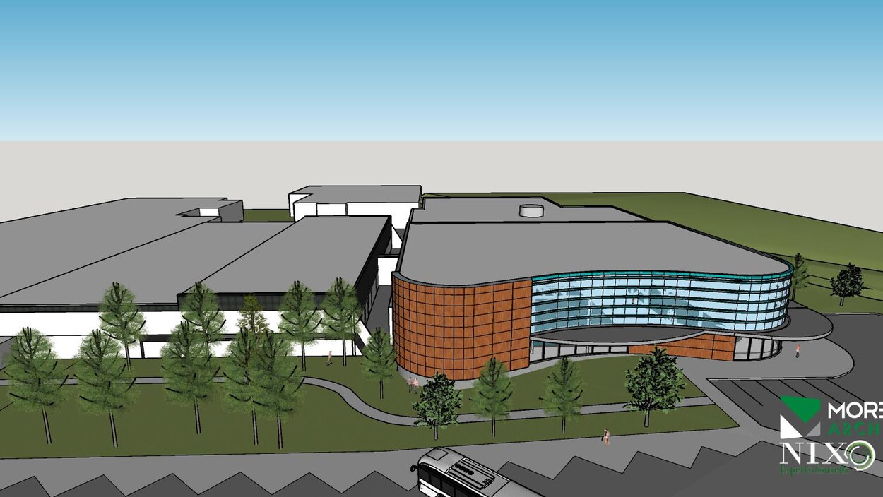 Le complexe aquatique serait construit sur les terrains de la polyvalente de Saint-Georges.