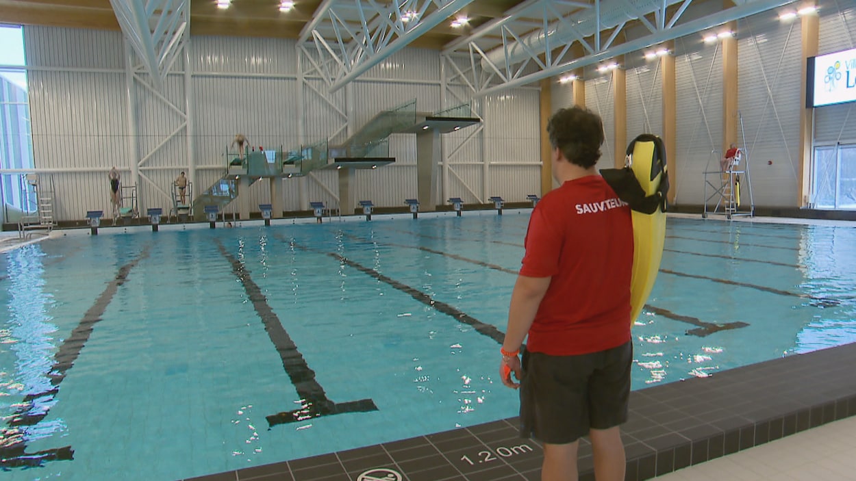 Une piscine du nouveau complexe aquatique de Lévis